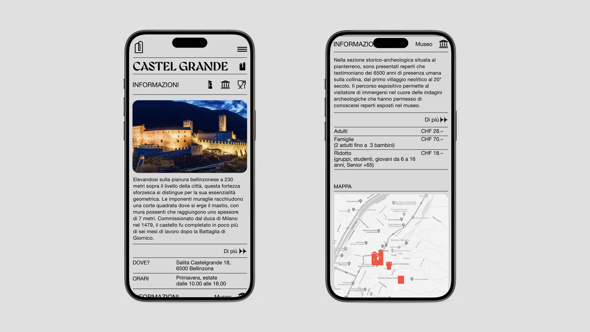 Pagina dei castelli